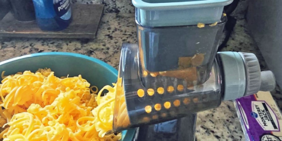 Rotary Cheese Grater Just $12.89 on Amazon (Shreds Veggies, Too!)