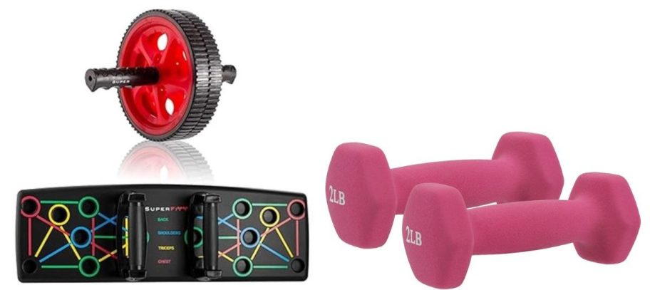 Woot exercise items stock image 