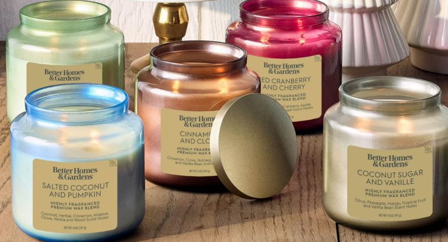 NEW Better Homes & Gardens Fall Candles Just $5 on Walmart.com