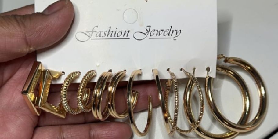 Gold Hoop Earrings 42-Pair Set from $8.99 Shipped for Amazon Prime Members