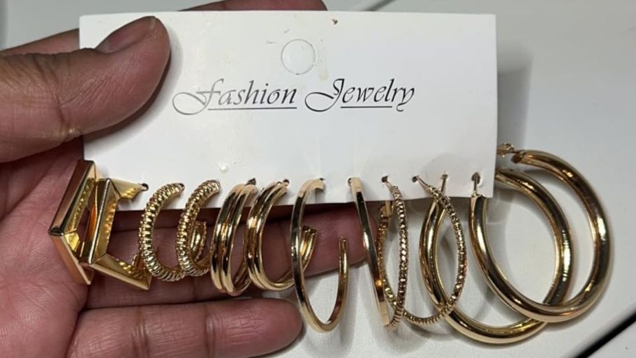 Gold Hoop Earrings 42-Pair Set from $8.99 Shipped for Amazon Prime Members