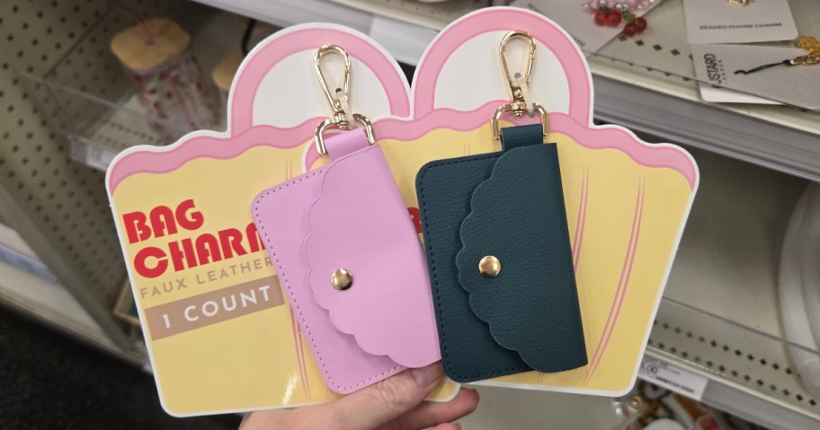 Faux Leather Bag Charms