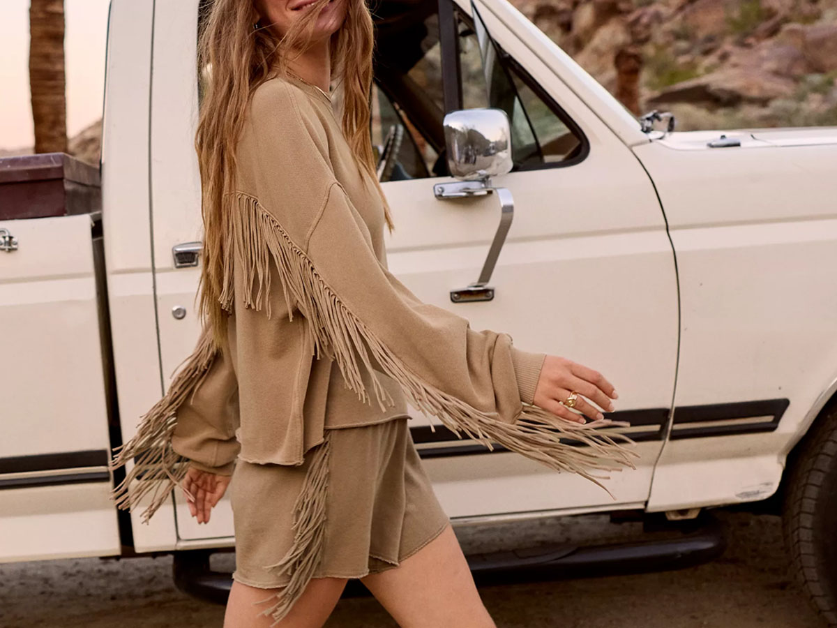 Up to 50% Off Aerie Fringe Sweatshirt & Boots | May Sell Out
