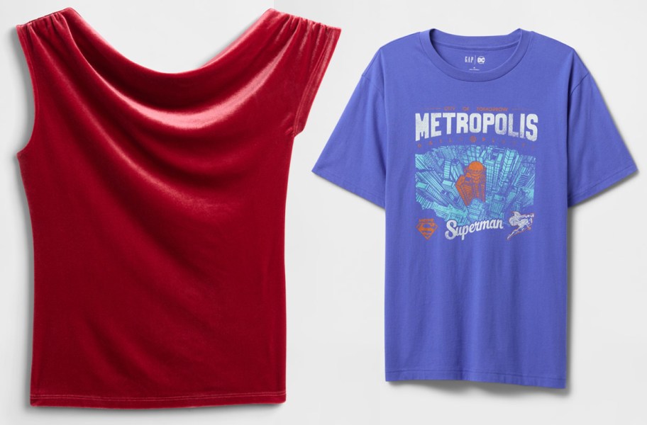 GAP Factory Women&rsquo;s Tees & Tanks and Men's Tees, Shirts, & Polos