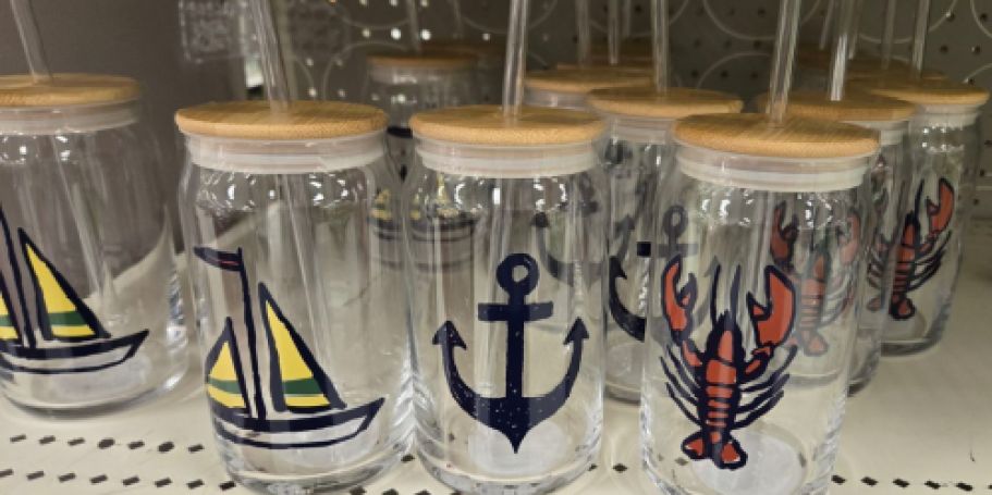 Target’s Nautical Kitchen Finds | These Glass Tumblers Are Only $8!