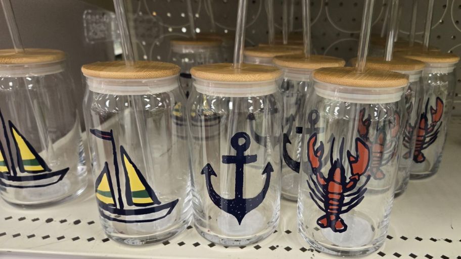 Room essentials Three different patterns nautical drinks