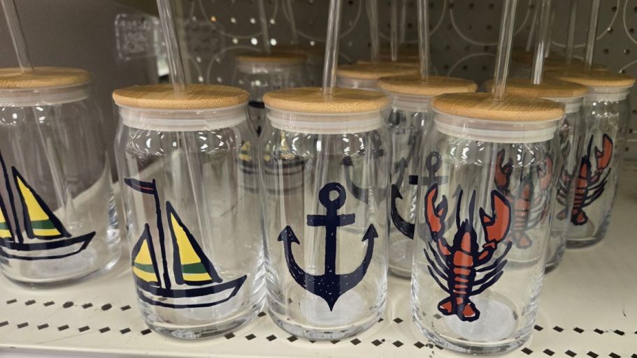 Target’s Nautical Kitchen Finds | These Glass Tumblers Are Only $8!