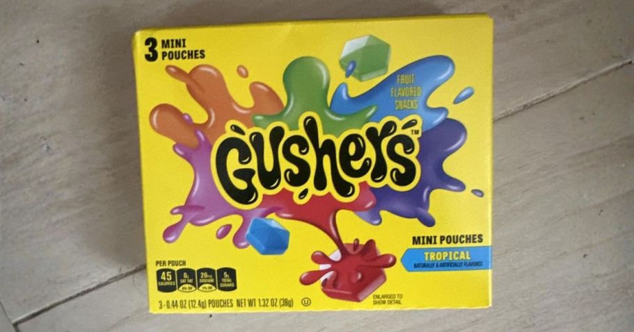 Fruit Gushers Mini Pouches 3-Pack Just 95¢ Shipped on Amazon