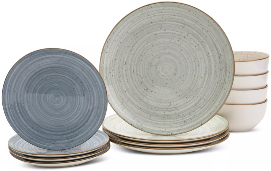 Haven Speckled Farmhouse 12-Piece Dinnerware Set