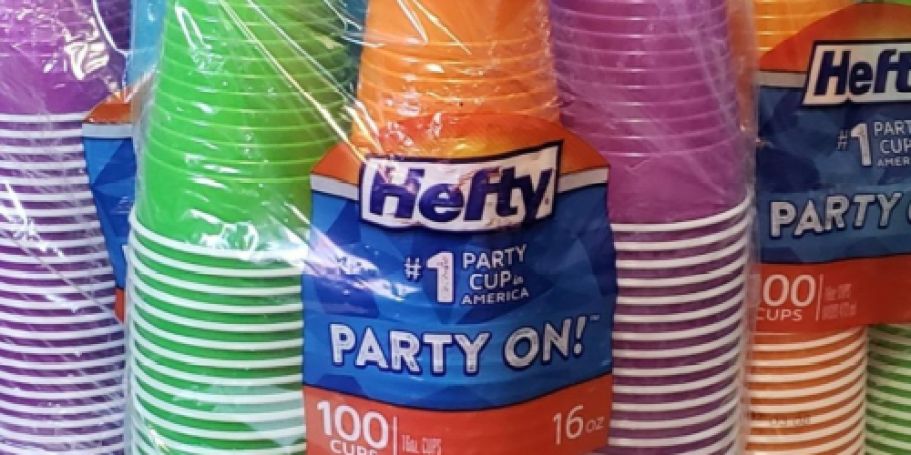 Hefty Disposable Plastic Cups 100-Pack Just $6.48 Shipped on Amazon