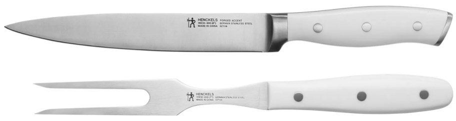 Henckels Forged Accent 2-Piece Carving Set with Handle