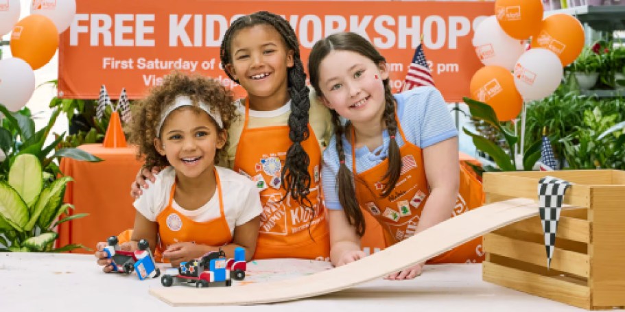FREE Home Depot Kids Workshop on July 4th | Register Now to Make a Go Kart