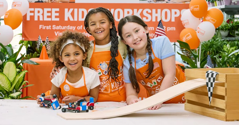 FREE Home Depot Kids Workshop on July 4th | Register Now to Make a Go Kart