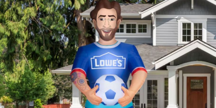 Messi Fans: Grab This Giant 10′ Lighted Inflatable from Lowe’s – Today ONLY