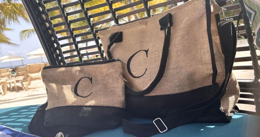 Initial Jote Tote Bag Set