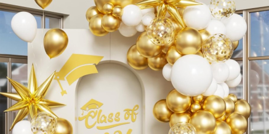 Balloon Arch Kit Only $3.49 on Amazon (Great for Grad Parties!)