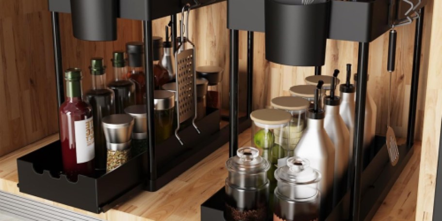 Under Sink Organizers 2-Pack Only $8.49 on Amazon (Reg. $17)