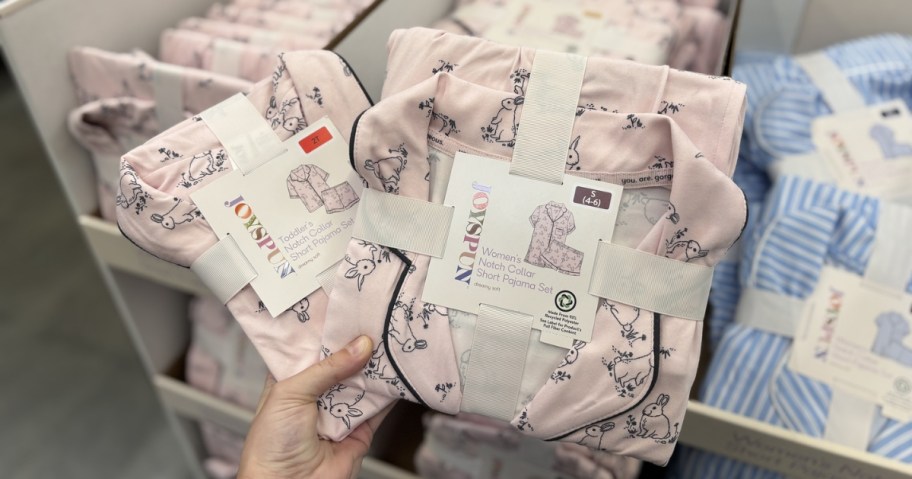 joyspun brand mommy and me matching pajama sets in store