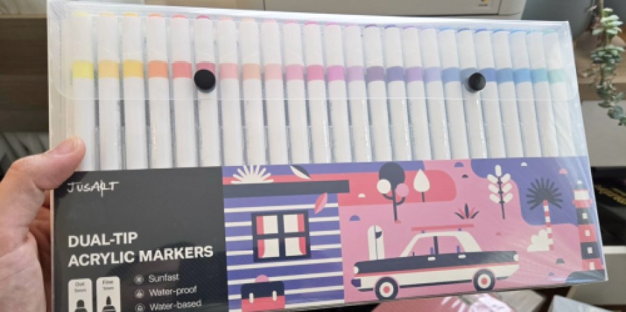 Dual-Tip Acrylic Paint Pens 24-Pack Just $6.99 Shipped on Amazon