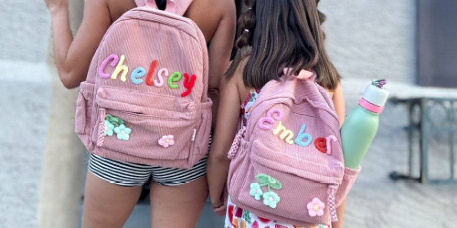 Score 50% Off Trendy Custom Corduroy Backpacks on Amazon