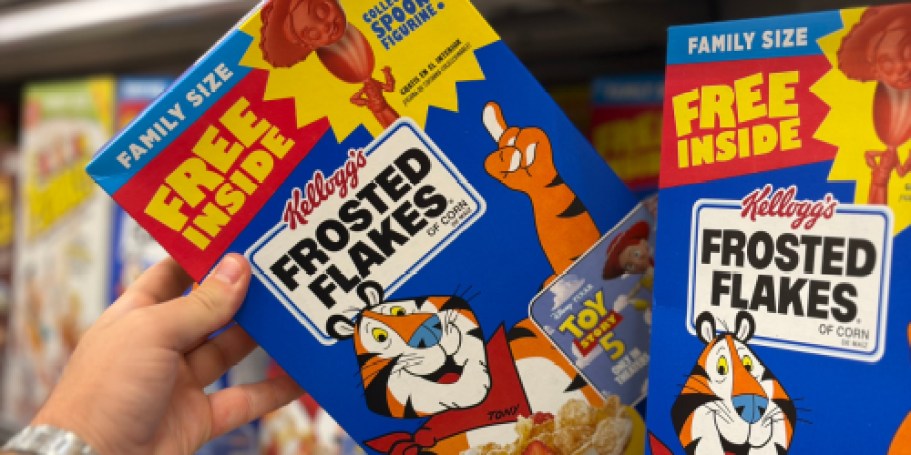 Kellogg’s Cereal Boxes with Toys Are on Store Shelves NOW