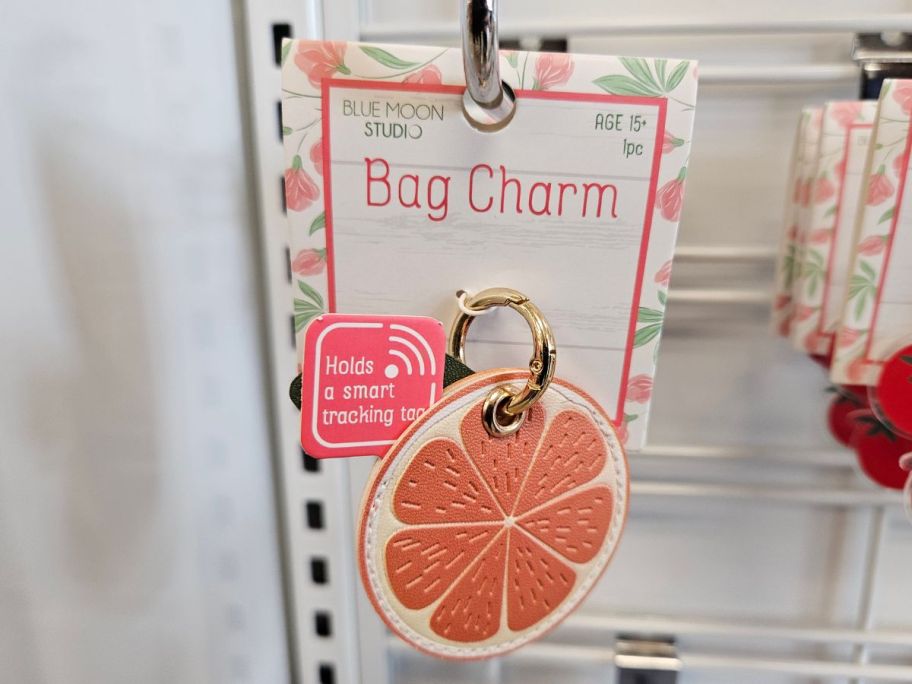 A Blue Moon Grapefruit Bag Charm 