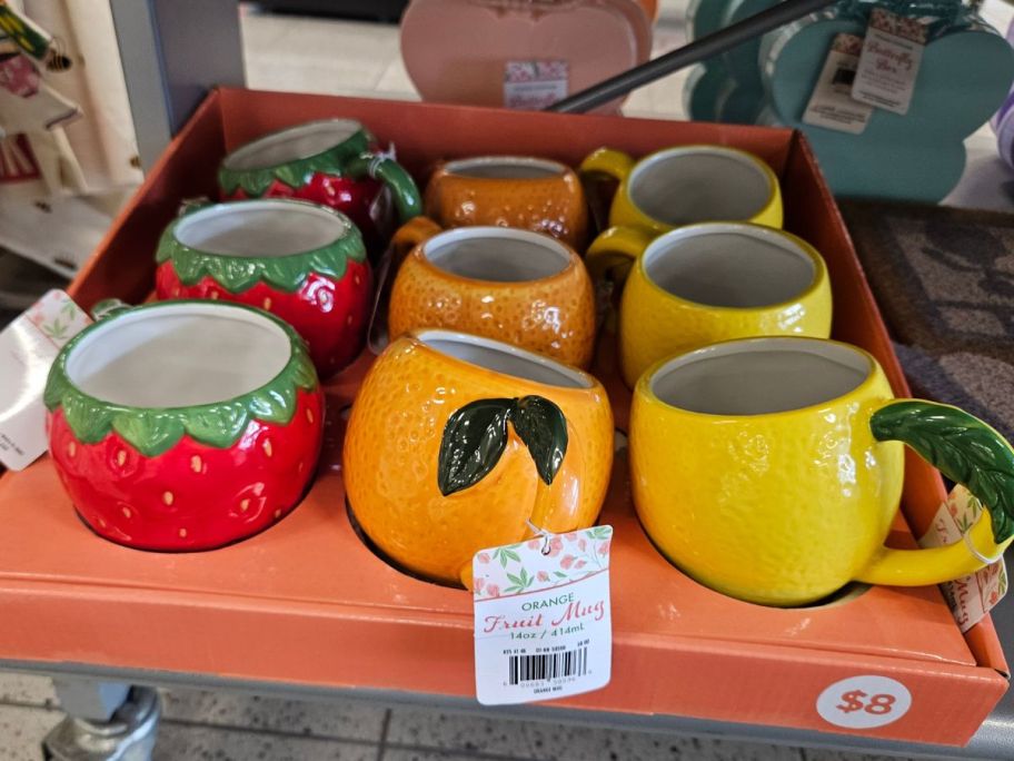 fruit shaped mugs at Kohl's