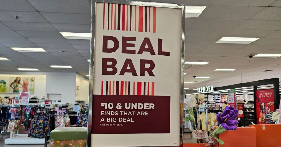 Kohl's Deal Bar Sign