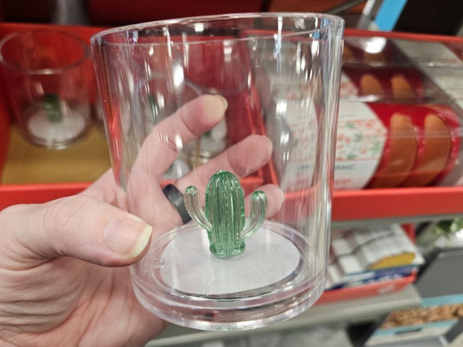 A Cactus Icon Rocks Glass from the Kohl's Deal Bar