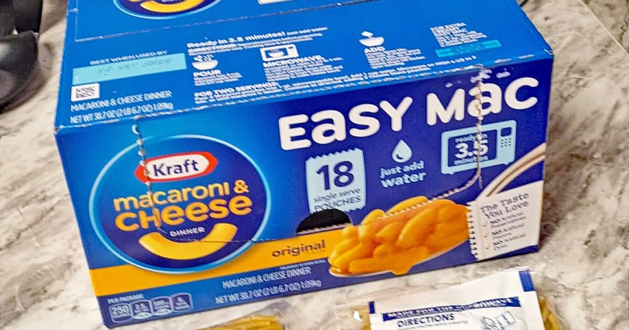 Kraft Easy Mac 18-Pack Only $4.54 Shipped on Amazon