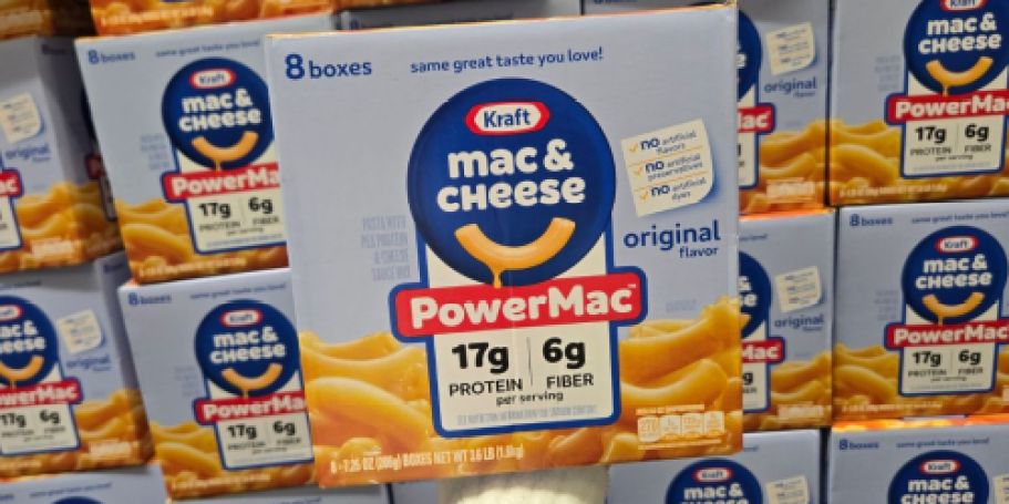 Kraft Mac & Cheese Protein-Packed Power Mac 8-Pack Spotted At Sam’s Club