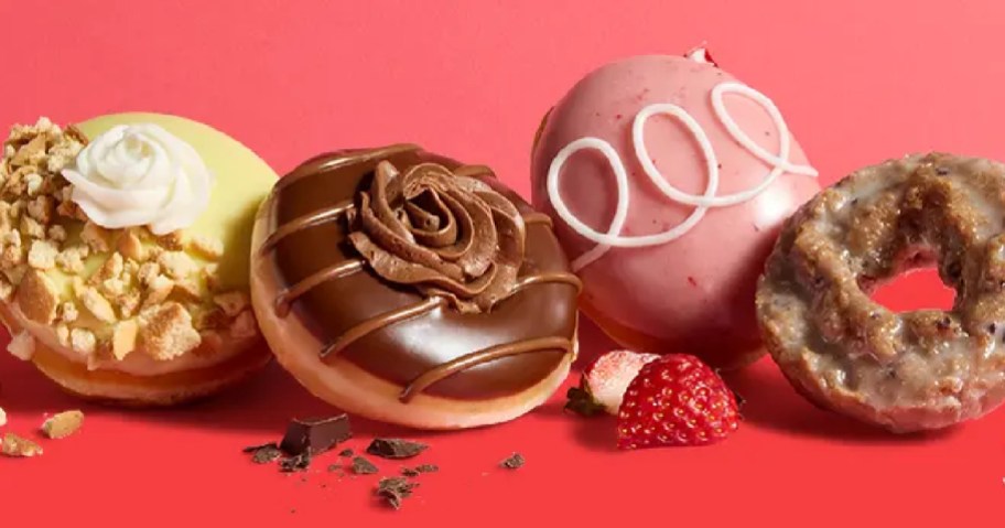 Assorted Krispy Kreme Spring Seasonal Doughnuts