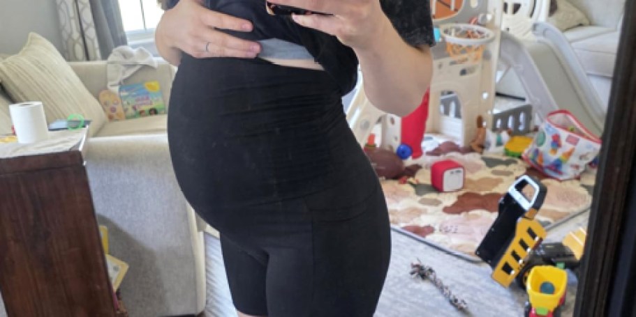 Maternity Shorts w/ Pockets from $8 on Amazon