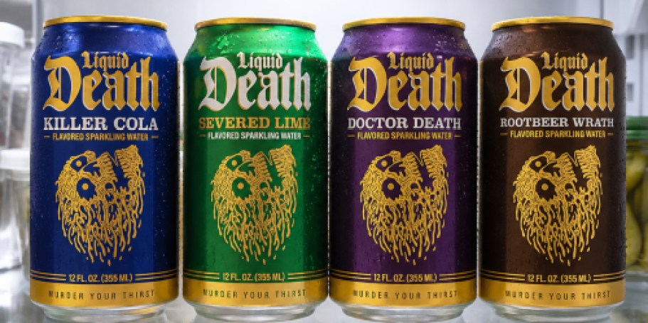 Liquid Death Flavored Sparkling Water 12-Pack Just $7 Shipped on Amazon