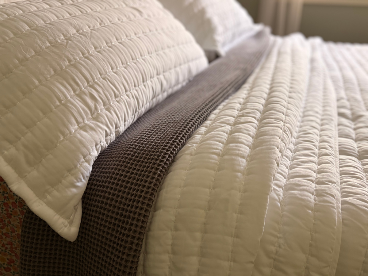 Litanika Oatmeal Quilt Bedding Set Just $25 Shipped (Looks Like Pottery Barn!)