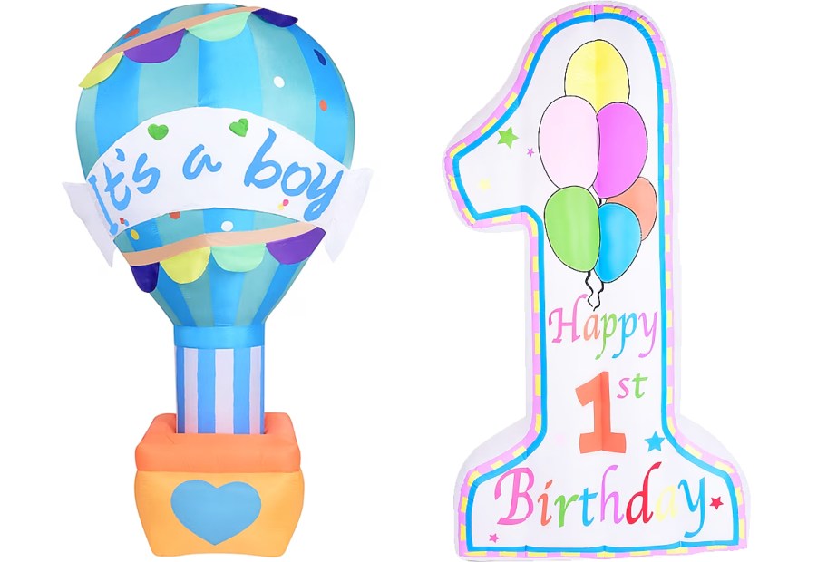baby shower and first birthday inflatables