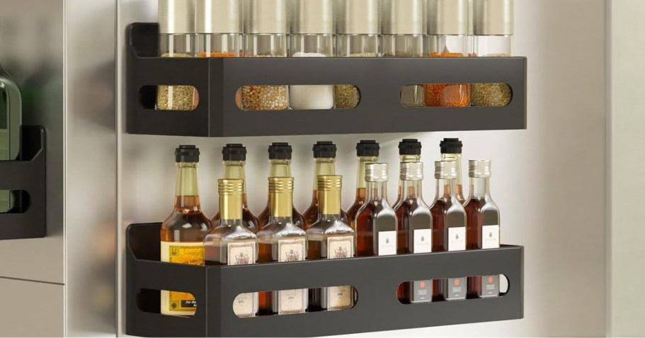 FOUR Magnetic Spice Racks Only $9.99 on Amazon