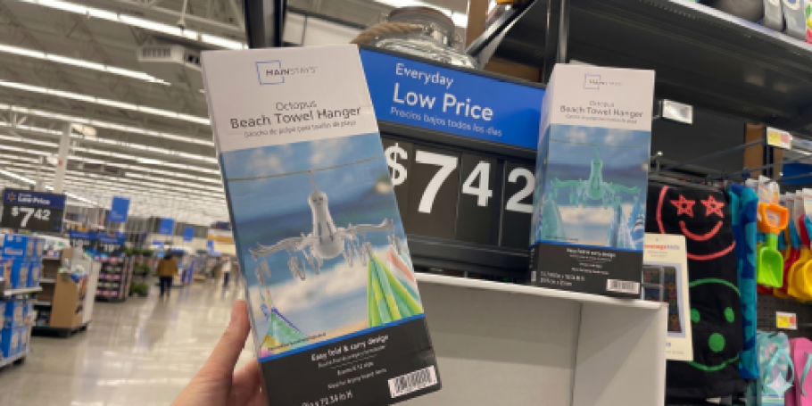 NEW Octopus Beach Towel Hanger with 16 Clips Just $7.42 at Walmart