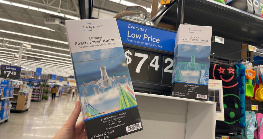 NEW Octopus Beach Towel Hanger with 16 Clips Just $7.42 at Walmart