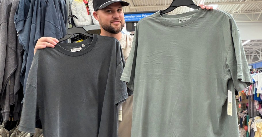 These Trendy Walmart Oversized Tees Are Under $10 (Lots of Colors!)