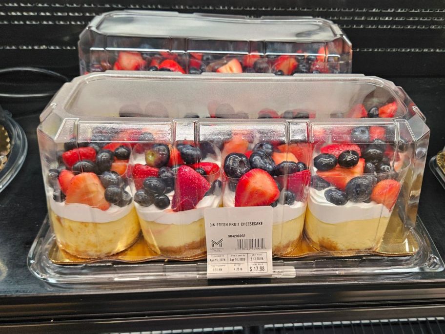 Member's Mark 3" Fresh Fruit Topped New York Style Cheesecakes 8-Count in store
