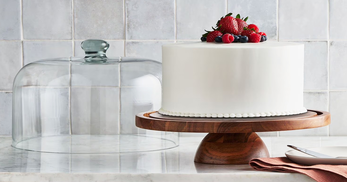 $10 Off Cake Stand w/ Glass Dome at Sam’s Club (Flips Into a Serving Tray!)