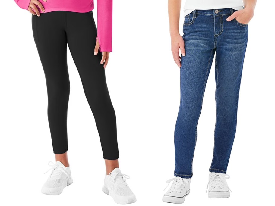 Member's Mark Girls Active Leggings and Member's Mark Girls Jeans