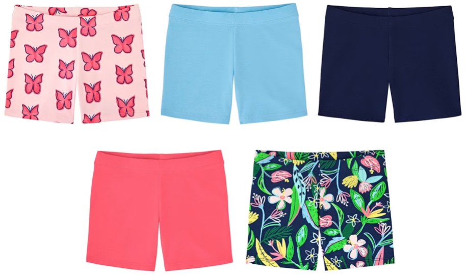 Member's Mark Girls Cartwheel Shorts 5-Pack