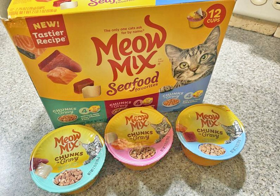 Meow Mix Wet Cat Food 12-Pack Only $4 Shipped on Amazon