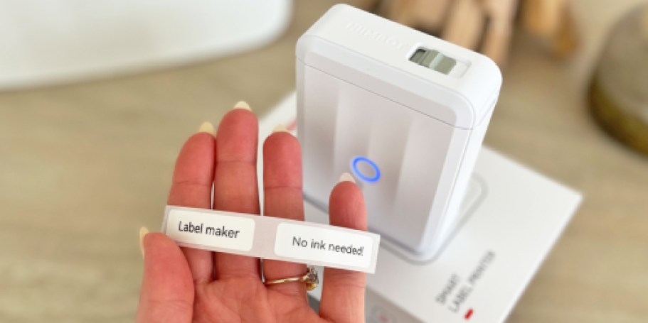 Wireless Label Maker Only $9.99 on Amazon (Regularly $30)
