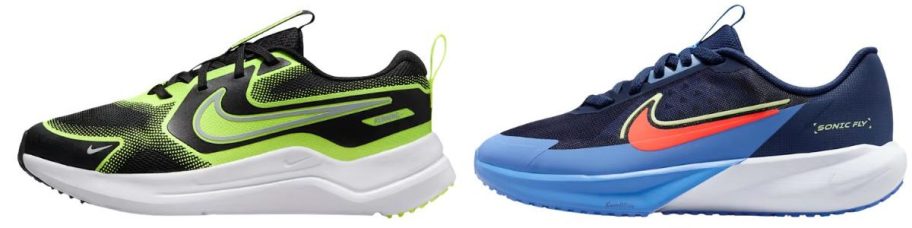 Nike Cosmic Runner Big Kids' Road Running Shoes and Sonic Fly Big Kids' Running Shoes