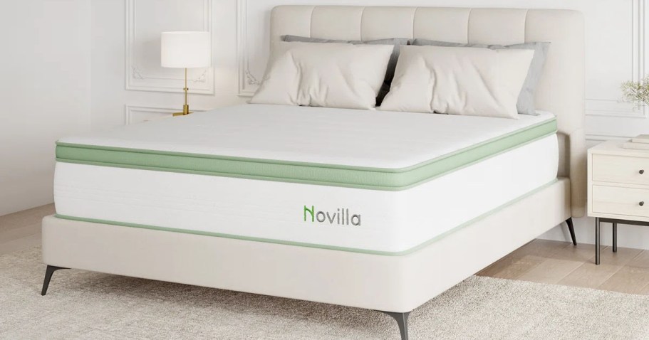 Novilla Cooling Memory Foam Hybrid Queen Mattress Only $245.89 Shipped on Wayfair.com (Reg. $468)