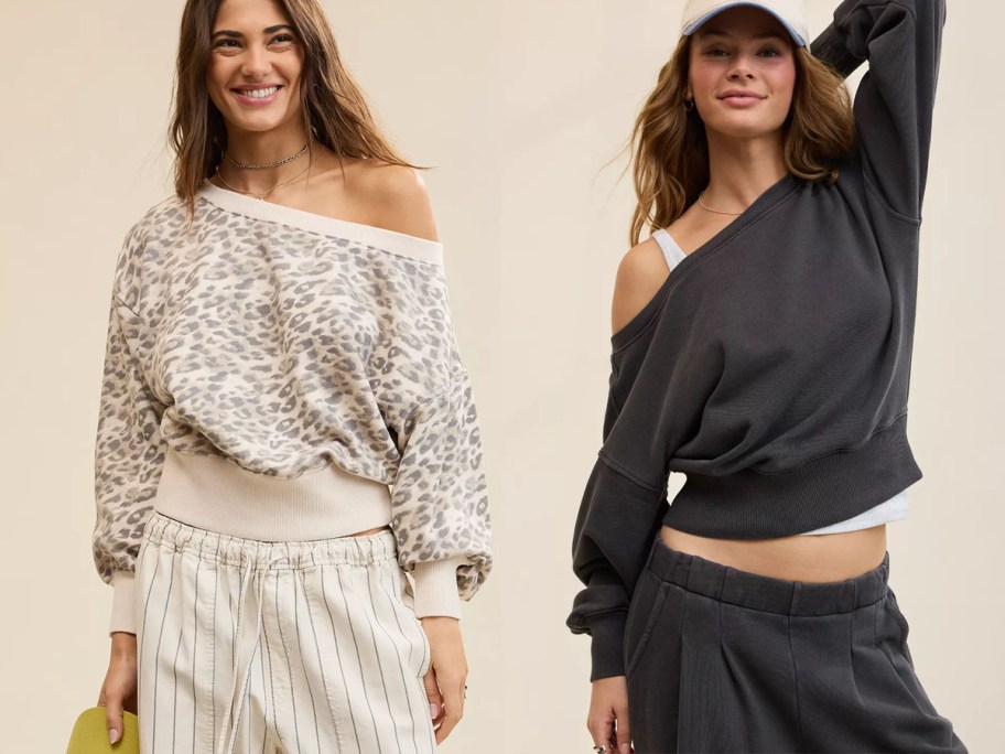 Off the shoulder AE Sweatshirt