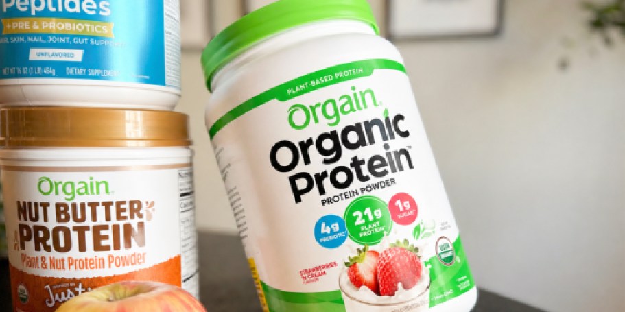 WOW! Orgain Protein Powder 2lb Tub Only $13.94 Shipped on Amazon (Reg. $36)